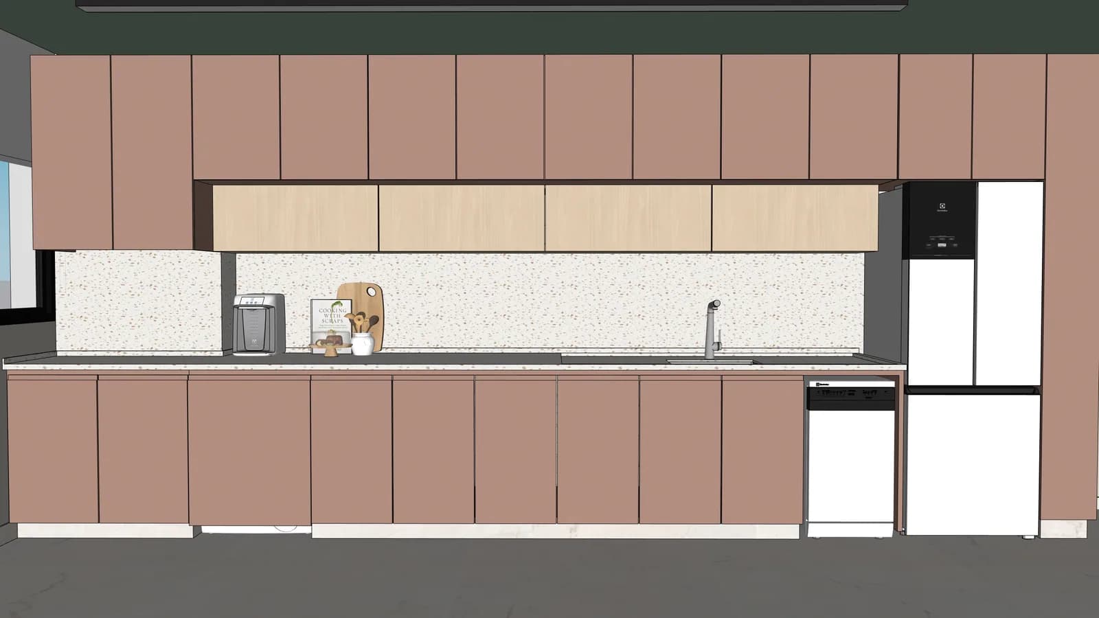 Linear kitchen technical export