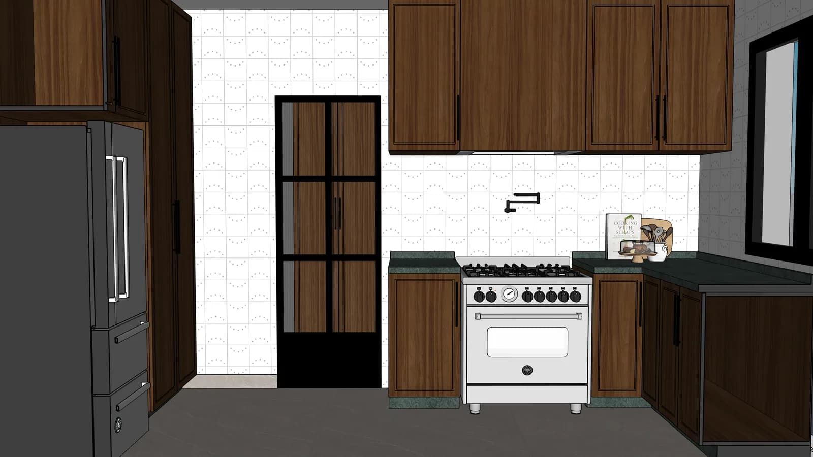 Wood kitchen technical export